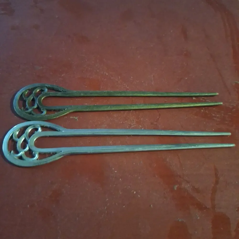 Two Beautiful Vintage Hair Fork (Stick)
